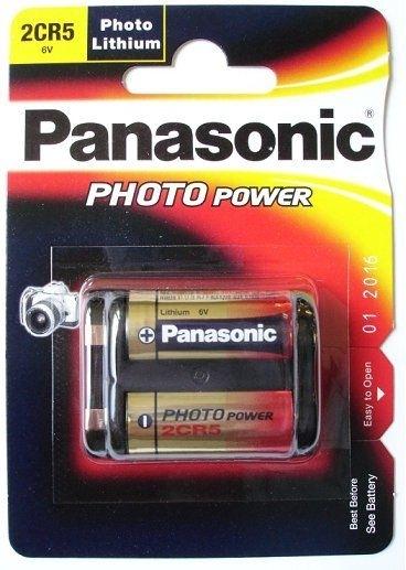 Pile lithium Panasonic 2CR5 - 6V - 1400 mAh - Batterie photo_0