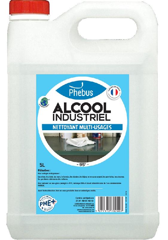 Alcool industriel 95° 5l - PHEBUS - alcool.Ind.5l - 469523_0