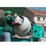 Bétonnière électrique tractable IMER - cuve 235 litres - homologation routière européenne_0