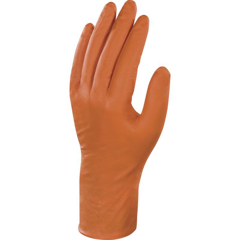 Boite de 50 gants jetables nitrile non poudré - longueur 27 cm - v1500_0