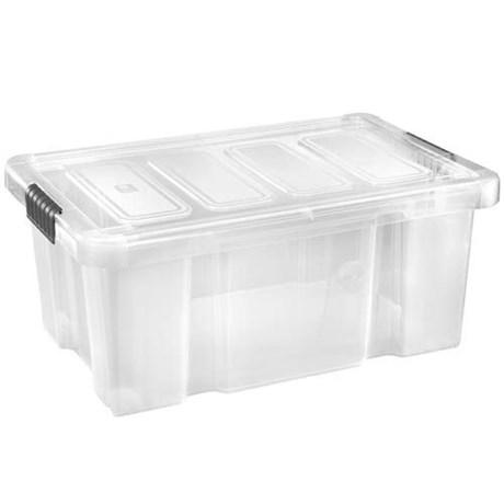 BOÎTE DE RANGEMENT TRANSPARENT 43 L