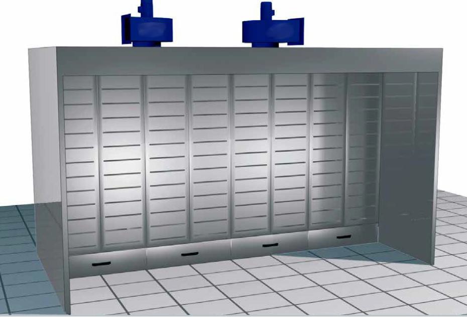 Cabine de poudrage manuel - standards et sur mesure - conforme ATEX 94/9/EG et norme NF/EN 12981_0