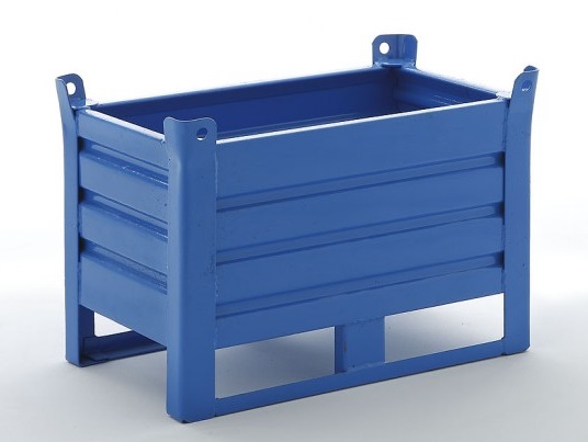 Caisse-palette en tôle acier - Conteneur acier plein - Fabrication sur demande et produits en stock_0