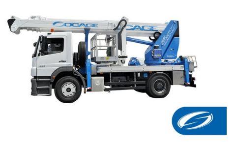 Camion nacelle Forste 35TJ - 35m de hauteur de travail - JIB articulé - 400kg de charge - Stabilisation multizone_0