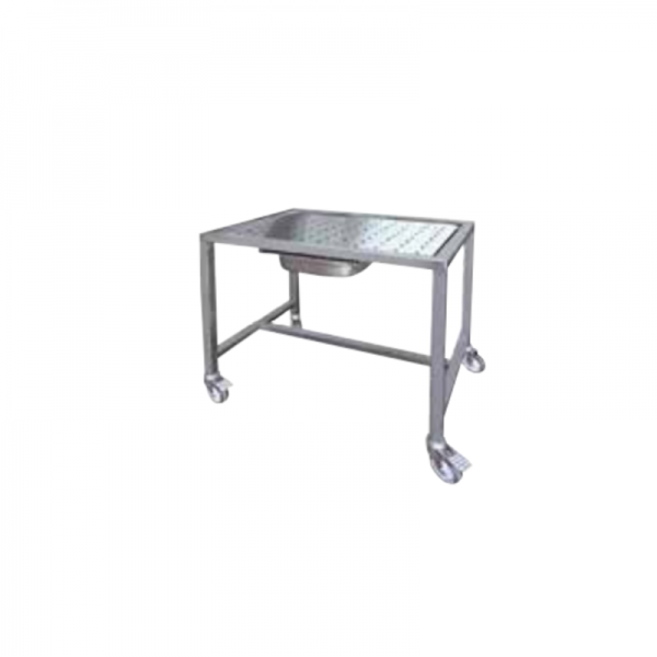 Chariot de dessouvidage avec grande grille inox_0