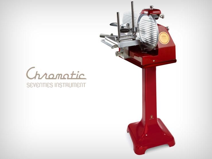 Colonne de support en fonte vernie - TOMAGA Chromatic pour trancheuses électriques - design vintage et stabilité optimale_0