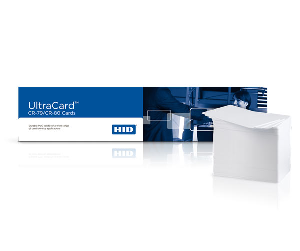 Carte PVC blanche vierge CR-80, 30 mil - FARGO Ultracards 81754-1_0