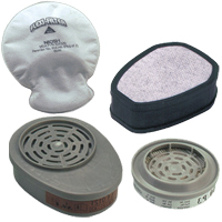 Filtre respiratoire pour demi-masques - Advantage 200 - Filtres combinés A2B2E1K1 - Certifiés EN 141 et 143_0