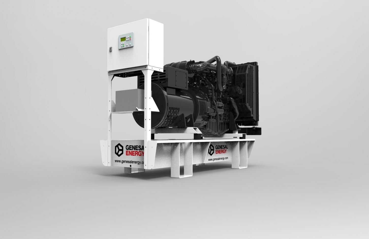 GEN33F-A-M - Groupe électrogène industriel statique ouvert - Genesal Energy - 30/33 kVA - 50 Hz - Monophasé_0