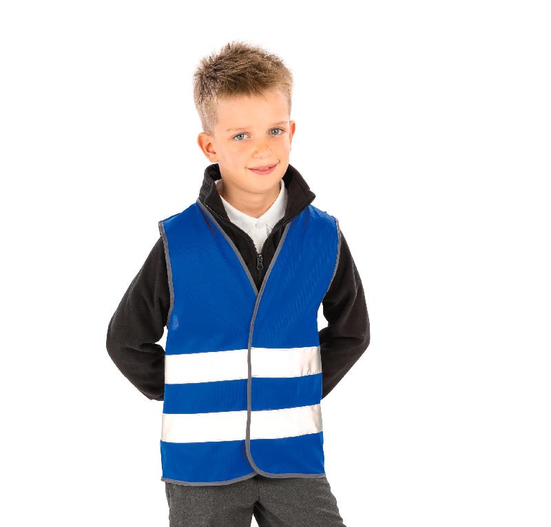 Gilet de visibilité enfant - Réf: R200JEV - haute visibilité, bandes réfléchissantes, multiples tailles et couleurs_0