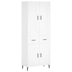 Helloshop26 - Buffet bahut commode armoire meuble de rangement organisateur cuisine salle de séjour salon haut 69,5 x 34 x 180 cm 02_0032714 - 300021_0
