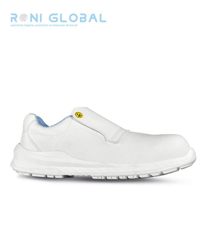 Chaussure basse de sécurité type Urban Sport anti-fatigue blanche S2 SRC ESD - JALCALCIUM JALLATTE - Ref J-JIJI282_0
