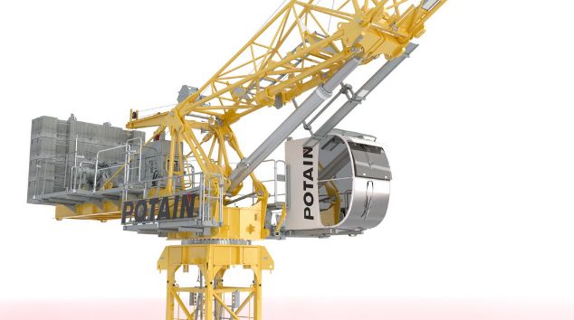 Mrh 125 grues à tour - Manitowoc - portée maxi 50 m (164 ft) - flèche relevable_0