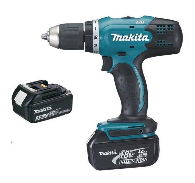 PERCEUSE VISSEUSE MAKITA  DDF453SFE 18V AVEC 2 BATTERIES LI-ION 3AH EN COFFRET