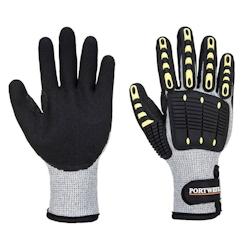 Portwest - Gants thermique anti impact résistant à la coupure gris noir Gris / Noir Taille 12 - gris 5036108292615_0