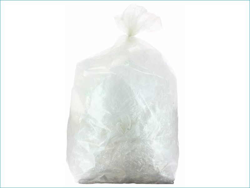 Sacs poubelle 130L 800x1180mm 50µ Transparent en rouleau - Réf POUB130TREG_0