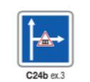 Panneau de signalisation d'indication  type c24b ex.3_0