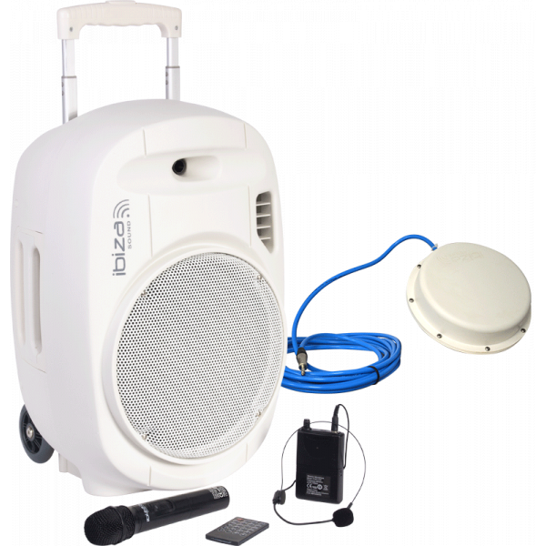 Sono Poolpack avec sonorisation portable PORT12Uhf MK2 et haut-parleur aquatique 30 Watts_0
