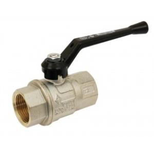 Vanne à sphère laiton F/F - Série forte - Filet long - Poignée aluminium 1700 - Réf. 1700 - Température -20°C à +160°C - PFA jusqu'à 16 bars_0