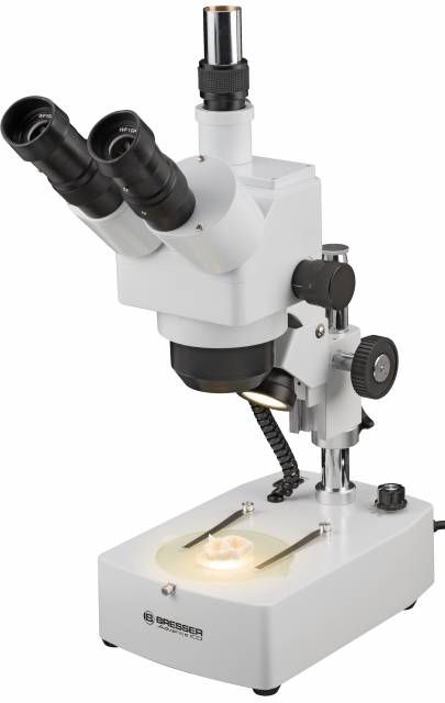 Advance ICD - Loupe binoculaire trinoculaire Bresser - Grossissement 10-160x - Microscope stéréo professionnel_0