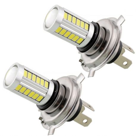 Ampoules LED ventilées H4 75W blanc - Next-Tech®