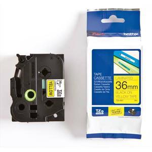 Brother ruban pour ptouch laminé noir/jaune 36mmx8m tze661_0