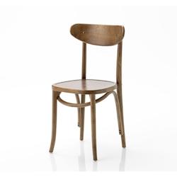 Chaise Bistrot -  Marron Autre Bois Amadeus 40x40 cm - marron Bois massif 3520071765747_0