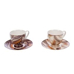Coffret de 2 tasses à thé Bettina -  Décoré Rond  Amadeus - multicolore 3520071939957_0