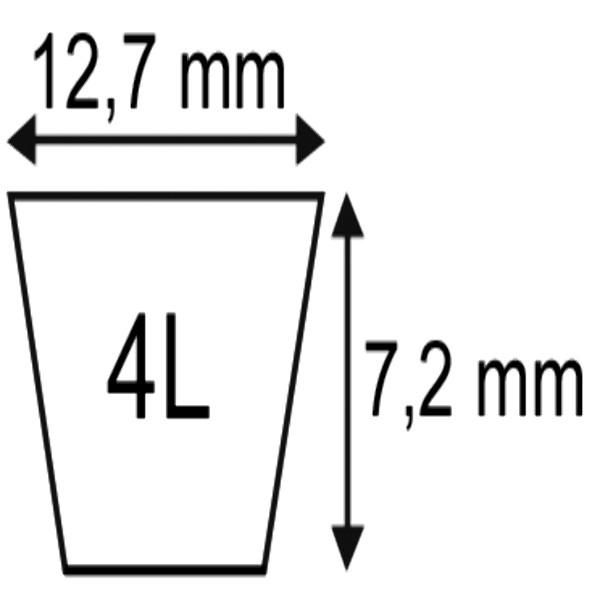 COURROIE PLATINIUM 4L103POUCES