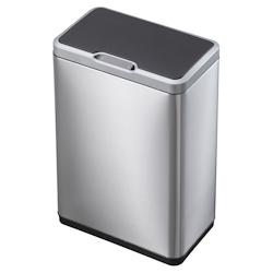 Eko Poubelle à Capteur Mirage 2x20 L Argenté Mat - argenté inox 31707164_0