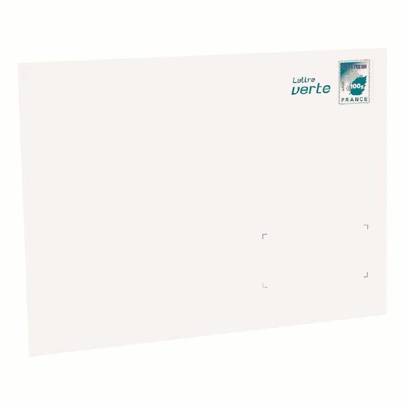 ENVELOPPES PAP 100G LETTRE VERTE - 229 X 324 MM - SANS FENETRE (LOT DE 10)