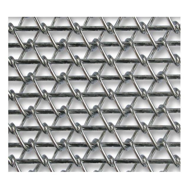 Maille torsadée b - bandes transporteuses métalliques - eip -   largeur max: 4 m_0