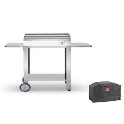 Plancha CHEF 80 ELEC + Chariot + Housse  PLANET - gris inox 400114_0