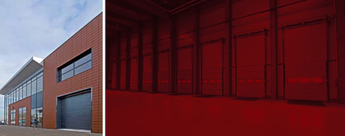 Porte sectionnelle industrielle Powerdoor - Conçue pour usage intensif, sécurité et isolation optimale_0