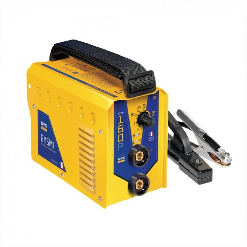 Poste à souder inverter GYS GYSMI 160P - compact, léger, 230V, acier/inox/fonte, électrodes 4mm_0