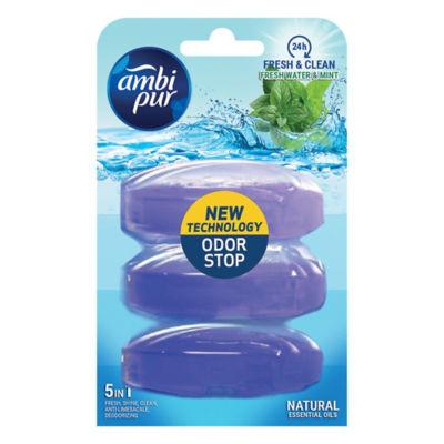 Recharges bloc WC Ambi Pur parfum water mint, lot de 3_0