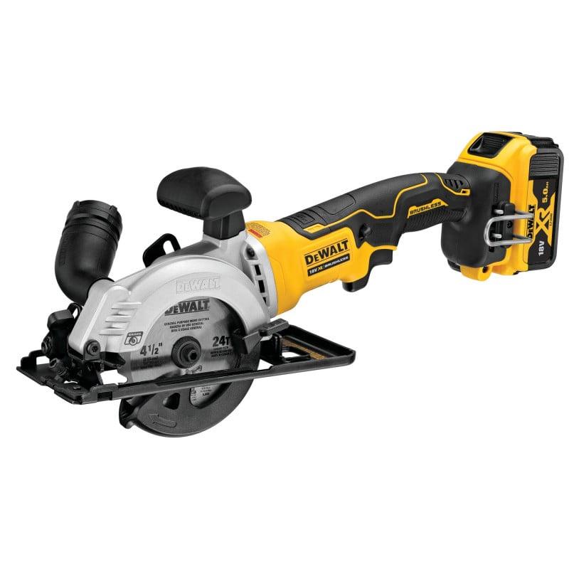 Scie Circulaire XR 18V 5Ah Li-Ion Brushless 115 mm - Dewalt | DCS571P2_0