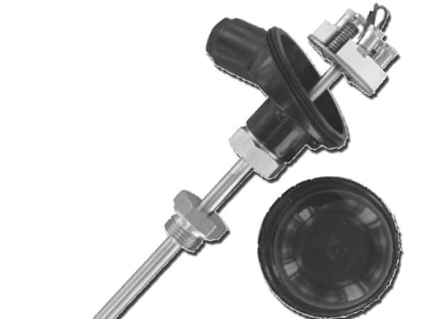 Sonde de température avec raccord déporté - Pt100 Classe B - Tête PVC - Diamètre 6 mm - Température -70 à +260°C_0