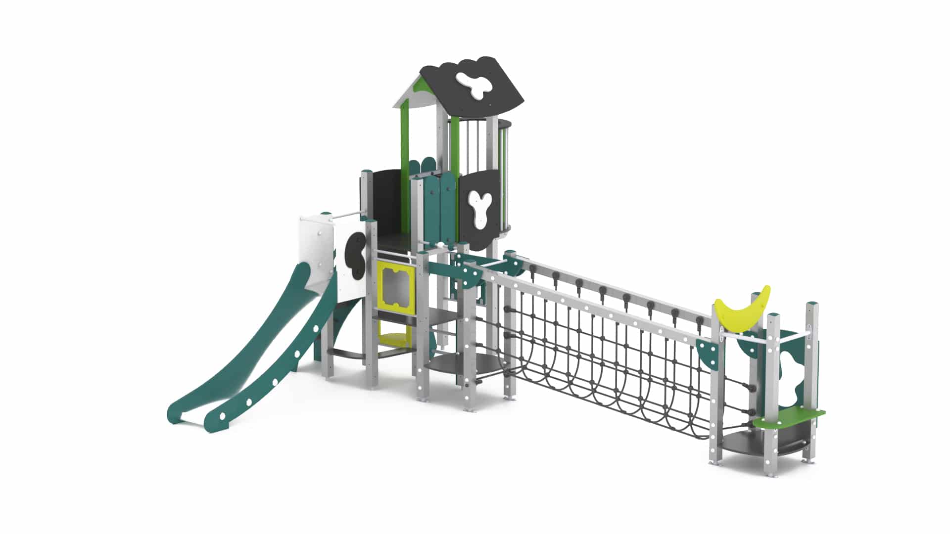 Structure multi-activités métallique chlorophylle zoop - ld1bpmet4300 - ludoparc_0