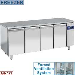 Table de congélation ventilée 4 portes GN 1/1 - Prédisposée pour groupe à distance - TS4B/L_0