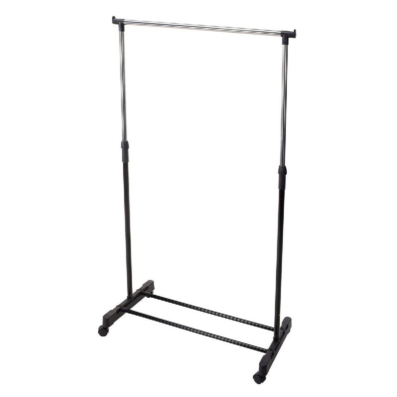 WellHome - Étagère-portant sur roulettes en acier inoxydable 90-160cm - WH14356_0