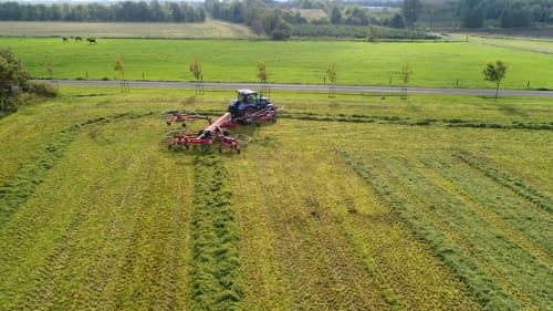 95130C PRO - Andaineur double rotor central Kverneland - Largeur de travail 10.00 à 12.50 m - ISOBUS_0