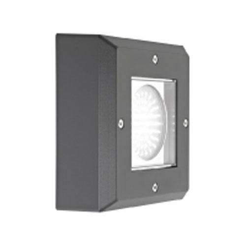 Applique LED Luxmur 3 - applique carrée graphite - modèle Aric - faible éblouissement_0