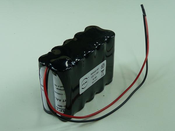 BATTERIE NIMH 10X AA VHT 10S1P ST2 12V 1.1AH FILS_0