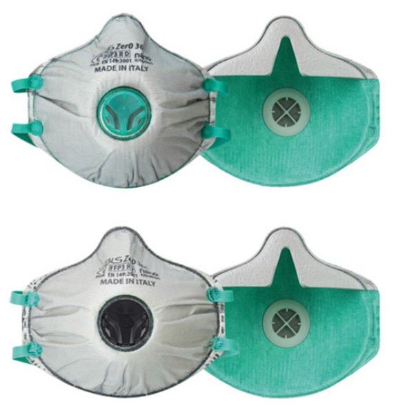 BLS ZERO - Masque FFP3 avec support préformé, soupape EOLO et couche de protection ARMOR_0
