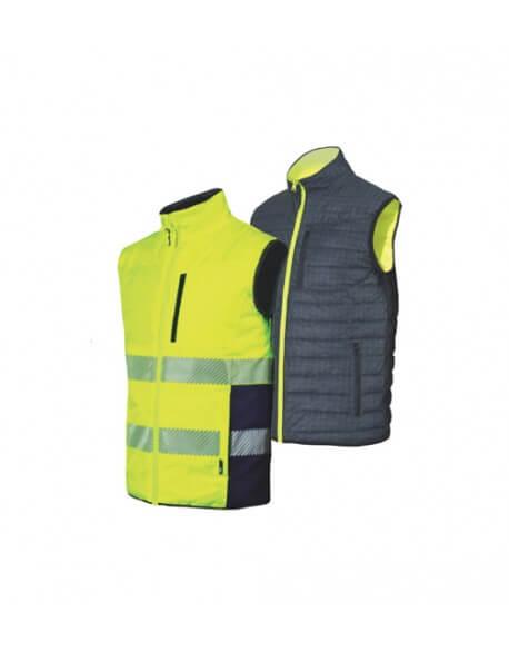 Bodywarmer haute visibilité réversible NEPAL - GIL0012 - Face urbaine et sécurité EN471_0