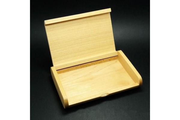 Boîte en bois/bambou rectangle ZMH-002 - 80g, 80x52x20mm, logo sérigraphie ou gravure laser_0