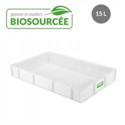 Caisses pleines biosourcées 600x400 mm 9 litres - 15 litres - CSSPHDBC-GL02/BS_0