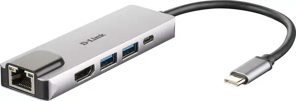 D-Link DUB-M520 station d'accueil Avec fil Thunderbolt 3 Aluminium_0