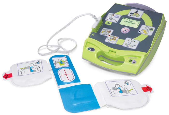 Défibrillateur ZOLL AED PLUS entièrement automatique avec électrodes adultes et enfants_0